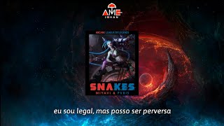 Arcane League of Legends OST  MIYAVI amp PVRIS  Snakes tradução [upl. by Eitsirk]