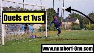 Spécifique Gardien de But LDUELS ET 1VS1 GOALKEEPER TRAINING GOALKEEPING [upl. by Cecilio]