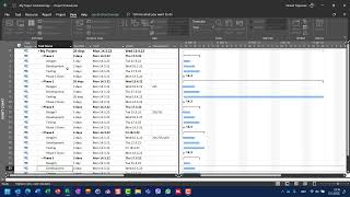 10 How to make a Predecessors and Successors  Microsoft Project Online Desktop Client [upl. by Llerrod]