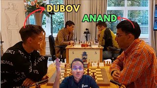 Vishy Anand finds a beautiful trick against Daniil Dubov  Levitov Chess Week [upl. by Gaskill]