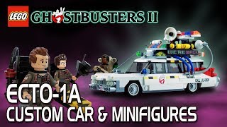 LEGO Ghostbusters  Custom ECTO1A amp Minifigures Ghostbusters 2 set [upl. by Siubhan]