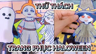 Đồ Haloween cho búp bê giấy quá là độc lạ👻 dochoigiay papercraft paperdoll bupbegiay xuhuong [upl. by Ennaegroeg415]