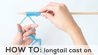 Longtail Cast On for Beginners [upl. by Esmerelda]