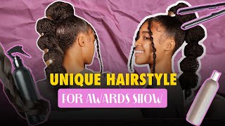 Formal Hair Tutorial for Natural Hair  Easy Step by Step hairtutorial [upl. by Lefton]