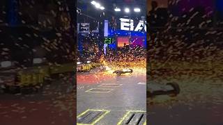 Our Battlebots BIIIIG FIGHT battlebot lasvegas engineering shorts [upl. by Duhl607]