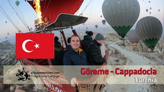 Göreme Cappadocia un viaggio in Mongolfiera tra i Camini delle Fate 4K  drone [upl. by Elvira]