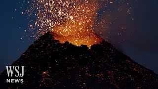 Watch Lava Spews From Italy’s Mount Etna Volcano  WSJ News [upl. by Mullen]