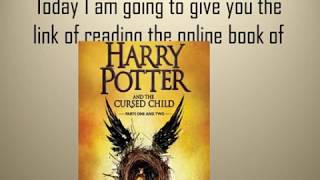 how to read harry potter and the cursed child online for free [upl. by Orlantha72]