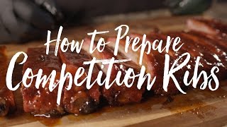 Competition Rib Recipe St Louis Spare Ribs [upl. by Shermie]