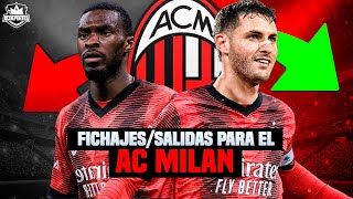 FICHAJES QUE NECESITA EL AC MILAN  Mercado de Fichajes Invierno 2024 [upl. by Sholley584]