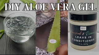 DIY How to Extract Aloe Vera GEL for Hair amp Skincare Products  PART ONE [upl. by Crompton]