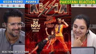 Pakistani Couple Reacts To KISSIK Song Promo  Pushpa 2 The Rule  Allu Arjun  Sukumar  Sreeleela [upl. by Ozan]