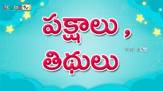 Pakshalu Tidhulu Names in Telugu  Learn Telugu Language  15 Telugu Tidhulu Perlu  Pakshalu names [upl. by Loos]