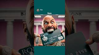 Special Unlimited Credit Card Dwayne x Peele x Arnold Ai Edition aiart chatgptart No Brainer [upl. by Andryc]