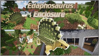 Edaphosaurus Enclosure  Minecraft Fossils and Archaeology Mod [upl. by Seldun]