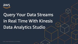 Query Your Data Streams in Real Time With Kinesis Data Analytics Studio  Amazon Web Services [upl. by Lyrrehs371]