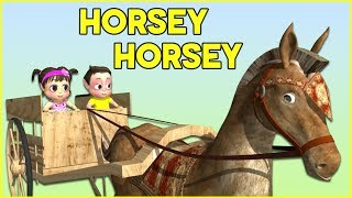 Horsey Horsey Dont You Stop  Nursery Rhymes amp Kids Songs with Cute Babies [upl. by Annaig]