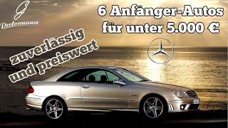 6 günstige AnfängerAutos für unter 5000 €  G Performance [upl. by Eldnar]