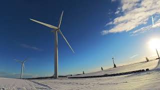 WINTER SKYLINE AT DARLEY BY AUCHTERLESS ABERDEENSHIRE [upl. by Dulsea183]