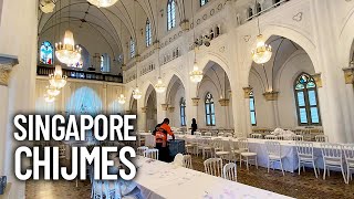 CHIJMES Singapore  Walkthrough of Historic Catholic Church Building [upl. by Drapehs]