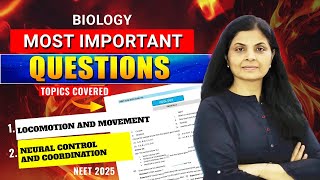 Biology most important questions test  6 l NEET 2025 l Rewind test series neetpreparation [upl. by Nitsug]