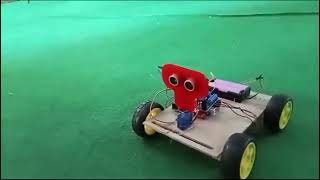 Obstacle Avoiding Robot with L298N [upl. by Critta51]