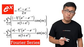 Fourier Series of ex from pi to pi fourier series engineering mathematics [upl. by Chloette]