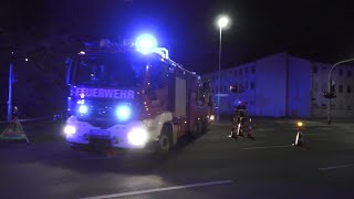 Werkfeuerwehr  FF  RD  Polizei RheinSiegKreis zu Großbrand in Sankt Augustin Zusammenschnitt [upl. by Anitra]