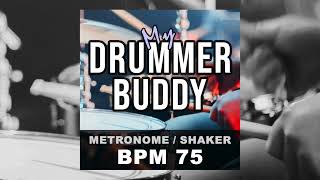 BPM 75  Metronome 44  Shaker [upl. by Brina360]