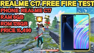 Realme C17 Full Free Fire Gameplay Review Full Test [upl. by Anilad]