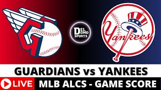 CLEVELAND GUARDIANS VS NEW YORK YANKEES LIVE ⚾️ ALCS Game 1 MLB Game Score PlaybyPlay OCT 142024 [upl. by Latreshia]