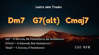 Jazz 251 Backing Track In C Major  130 bpm [upl. by Euqinimod]