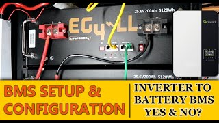 BMS Communication with Inverter  Growatt to Lithium Setup and Problem [upl. by Ortiz242]