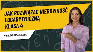 292 Jak rozwiązywać nierówność logarytmiczną Matematyka Rozszerzona [upl. by Anatollo]