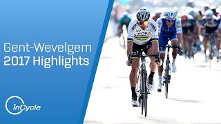 GentWevelgem 2017  Full Race Highlights  inCycle [upl. by Daisey]