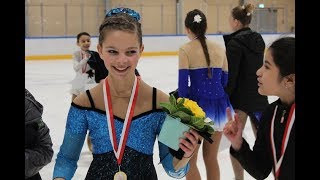 Trophée des étoiles 2019  Capucine Demierre  Groupe acier  Patinage artistique [upl. by Eimorej123]