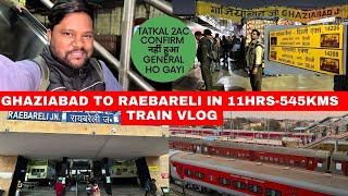 Ghaziabad to Raebareli Train Vlog  AyodhyaPadmavat Express  Lucknow Junction indianrailways [upl. by Eissel786]