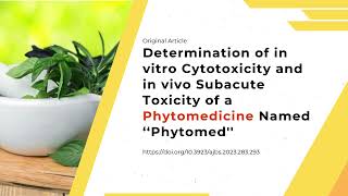 Toxicity of a Phytomedicine Named ‘‘Phytomed [upl. by Celestine]