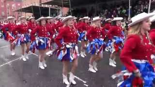 Rangerettes in St Patricks Day Parade  Dublin Ireland  31715 [upl. by Allisurd]