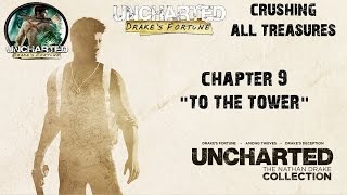 Uncharted Drakes Fortune Crushing Walkthrough Chapter 9 quotto the towerquotNathan Drake Collection [upl. by Aerdno]