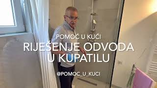 ODVOD u KUPATILUtrajno rješenjeDrain to the BATHROOM  a permanent solution [upl. by Pammie849]