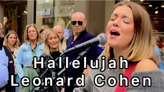 Street performers incredibly moving version of ‘Hallelujah’ ￼ Leonard Cohen Allie Sherlock Cover [upl. by Ilona894]