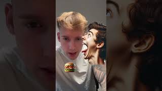 ENFONCE LE BURGER DANS LA BOUCHE CHALLENGE [upl. by Hollister]