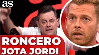 La respuesta de RONCERO a JOTA JORDI tras ganar LA LIGA  Lo de los 5€ se queda en ANÉCDOTA [upl. by Battista]