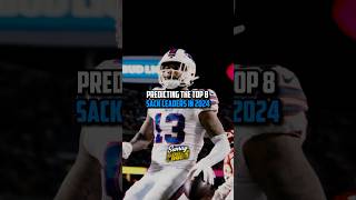 Predicting The Top 8 Sack Leaders In 2024  nfl shorts jesusislord revivessc [upl. by Aelyk]