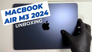 MacBook Air M3 2024 13inch Unboxing  Upgraded Base Model [upl. by Ylecara236]