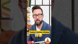 Today’s Barber Mishap😱 adamrose barber hair funny reaction explore shorts foryou ytshorts [upl. by Sillek395]