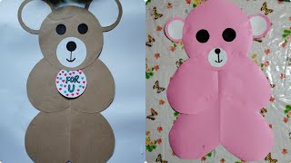 How To Make Teddy Bear At Home💖Easy Teddy Bear Making With Paper 💖Teddy Bear Making Ideas on [upl. by Peih]