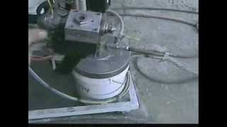 Granite GelCoat Spray System Operation Videowmv [upl. by Ahsiekim533]