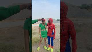 This is my wife  SpiderMan  Marvel Real Life [upl. by Ragan]